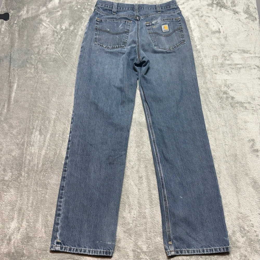 Vintage Carhartt Distressed Paint Splatter Jeans Relaxed Fit BD1483-M 30x32